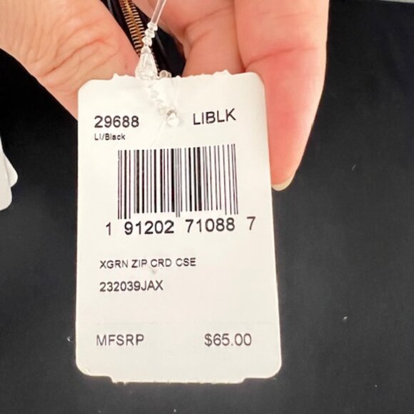 Coach Black Leather card Case EUC - Picture 5 of 5